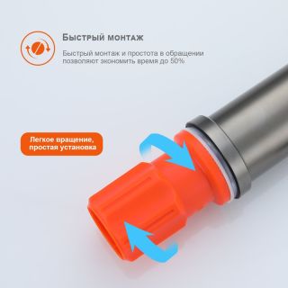 Смеситель для раковины Prohanss P31.10.09 графит